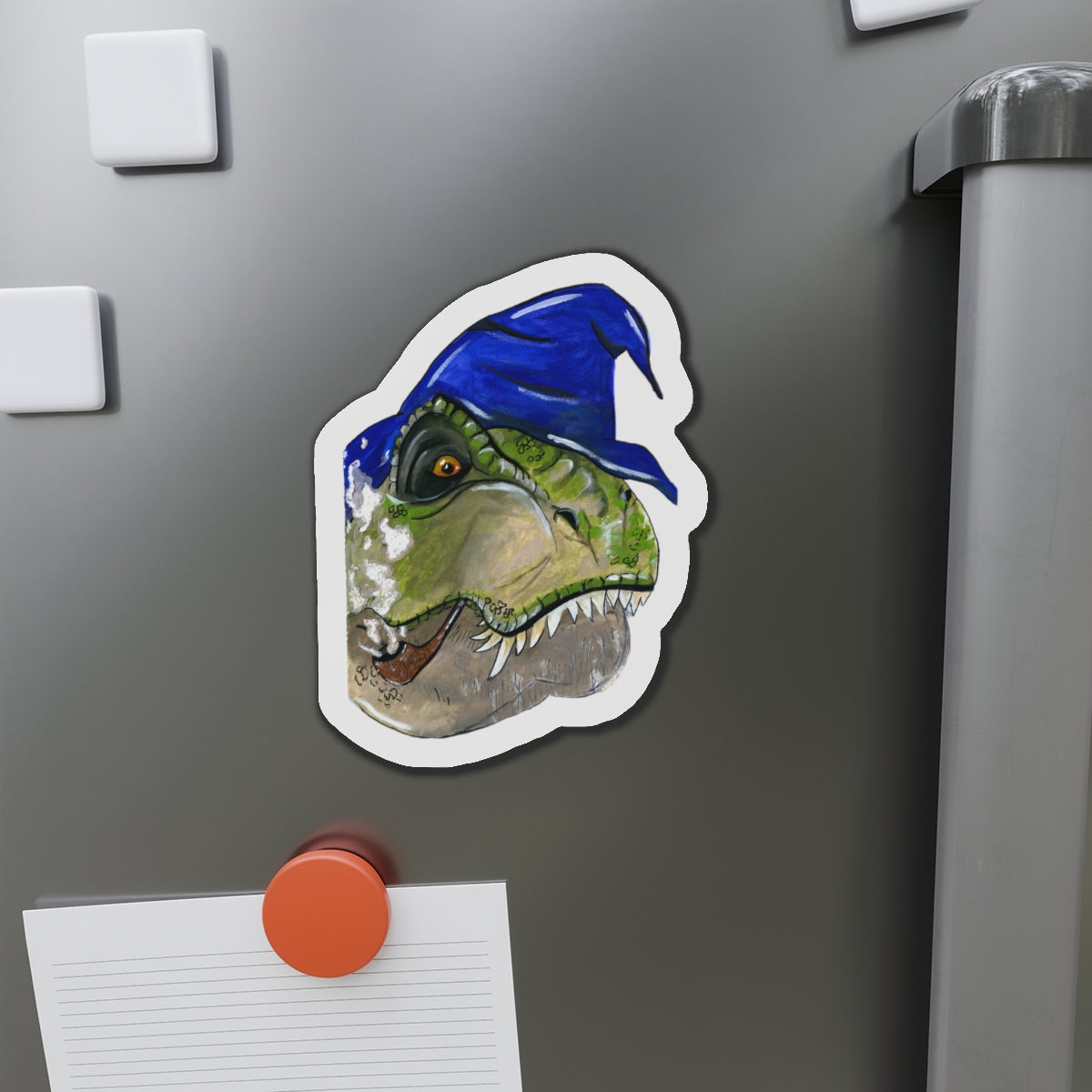 Wizard Rex Die-Cut Magnets