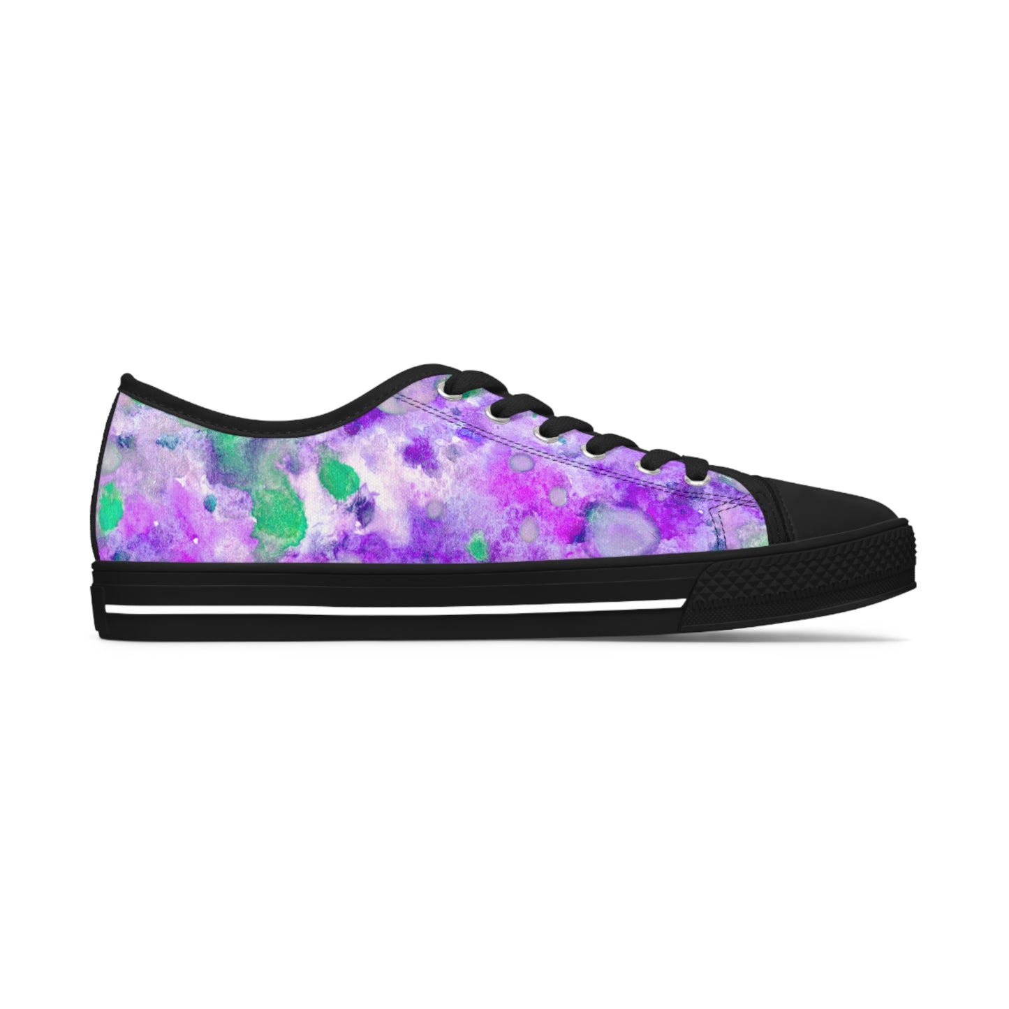 Pink and Green Dot Unisex Classic Low Top Sneakers