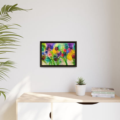 Abstract Flowers Framed Wall Art