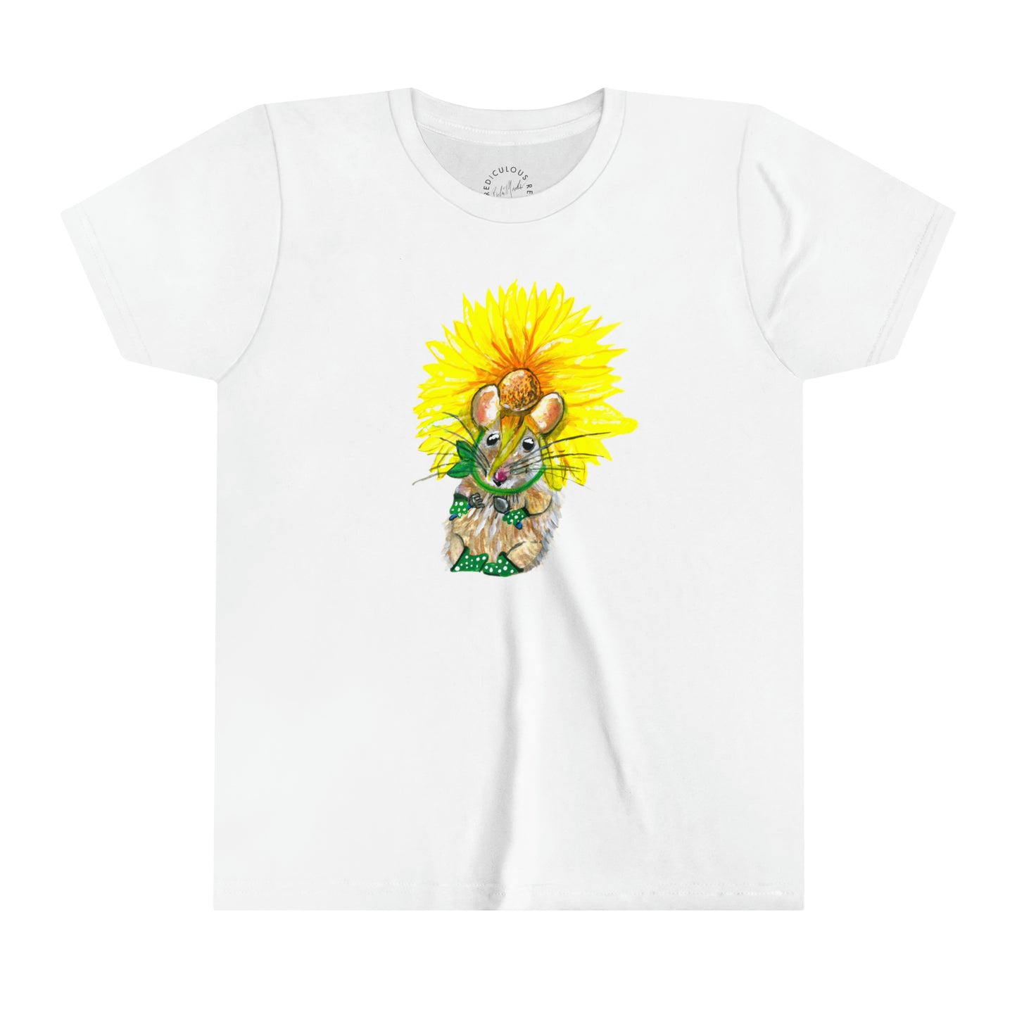 Sunflower Mouse Kids T-Shirt