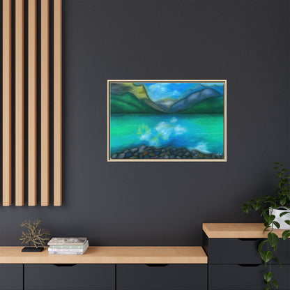 Mountain Lake Framed Wall Art