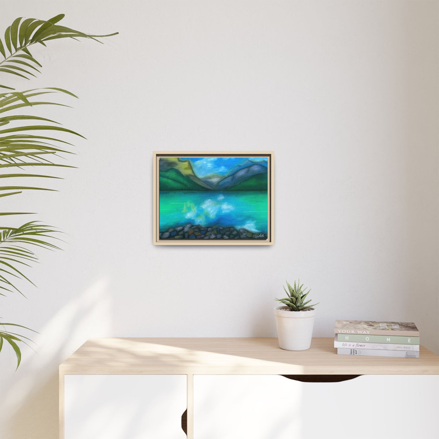 Mountain Lake Framed Wall Art