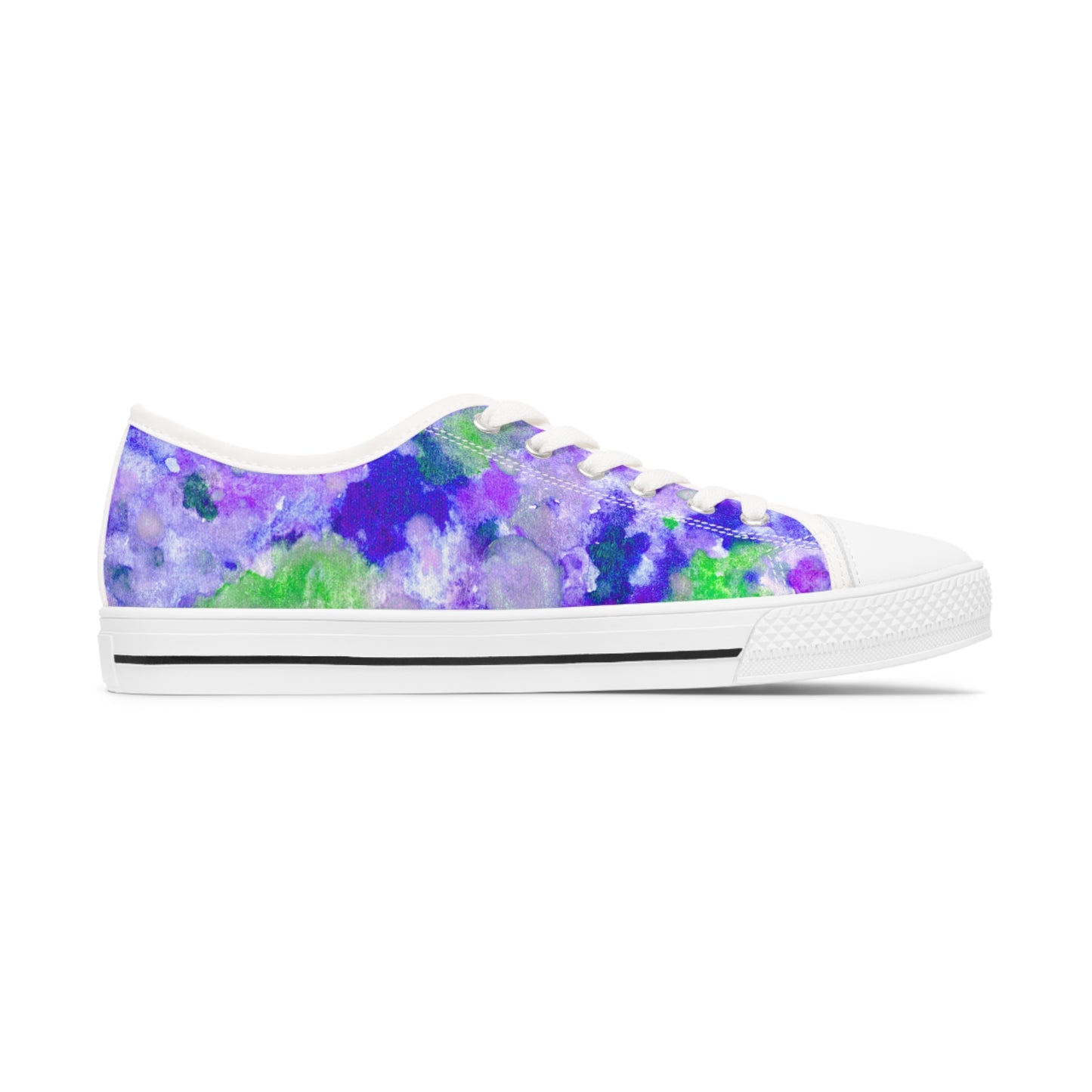 Purple Dot Unisex Classic Low Top Sneakers