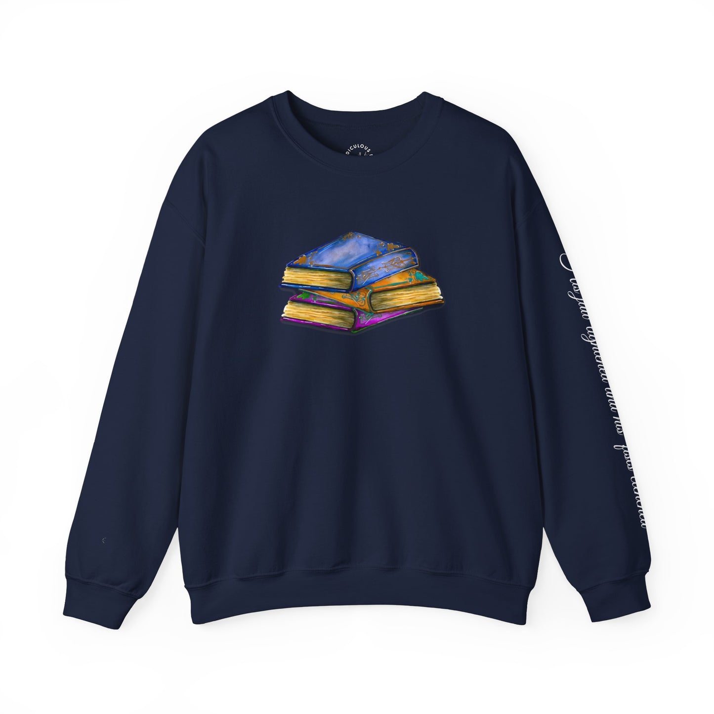 Book- His jaw tightened... Unisex Heavy Blend™ Crewneck Sweatshirt