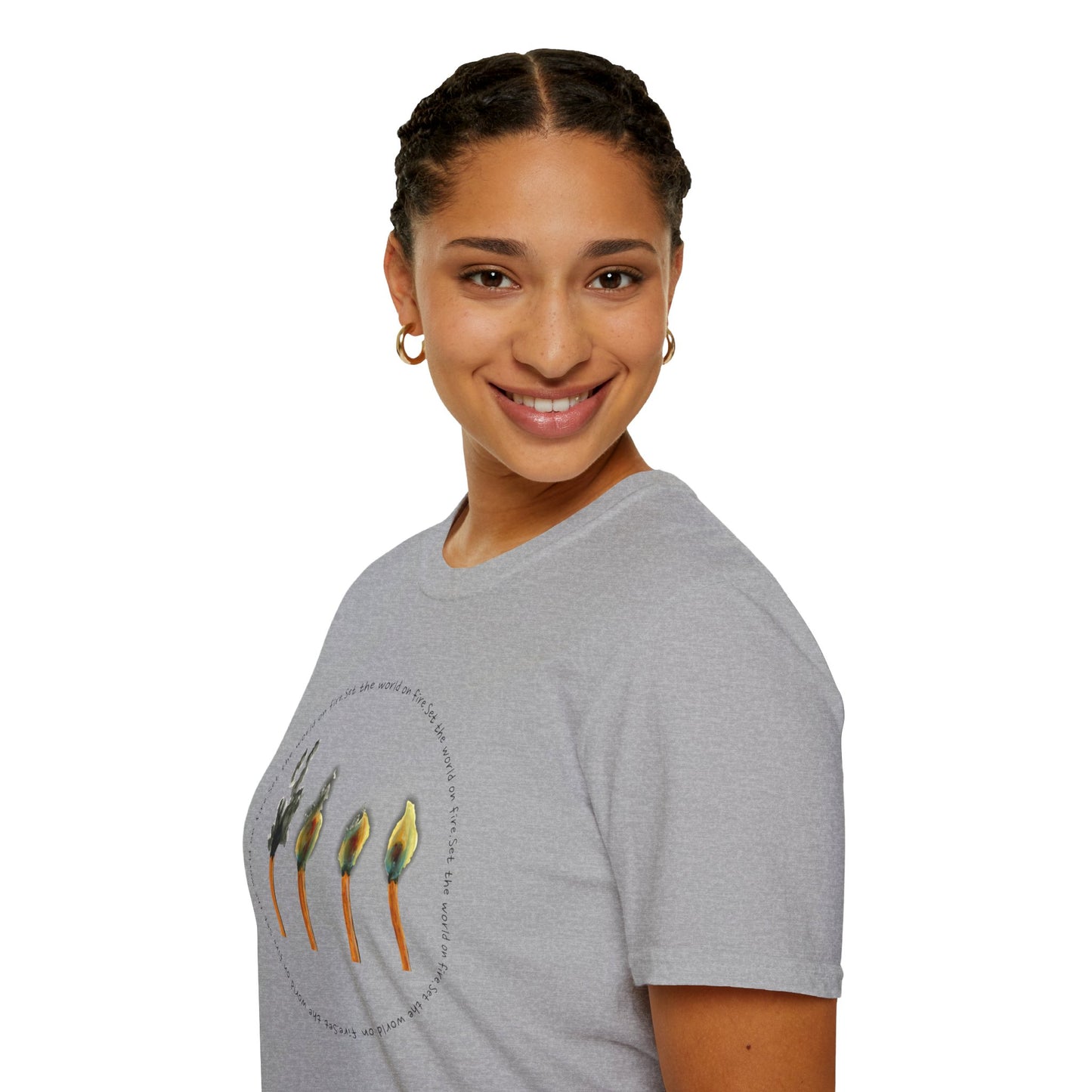 Light the World on Fire Unisex Softstyle T-Shirt