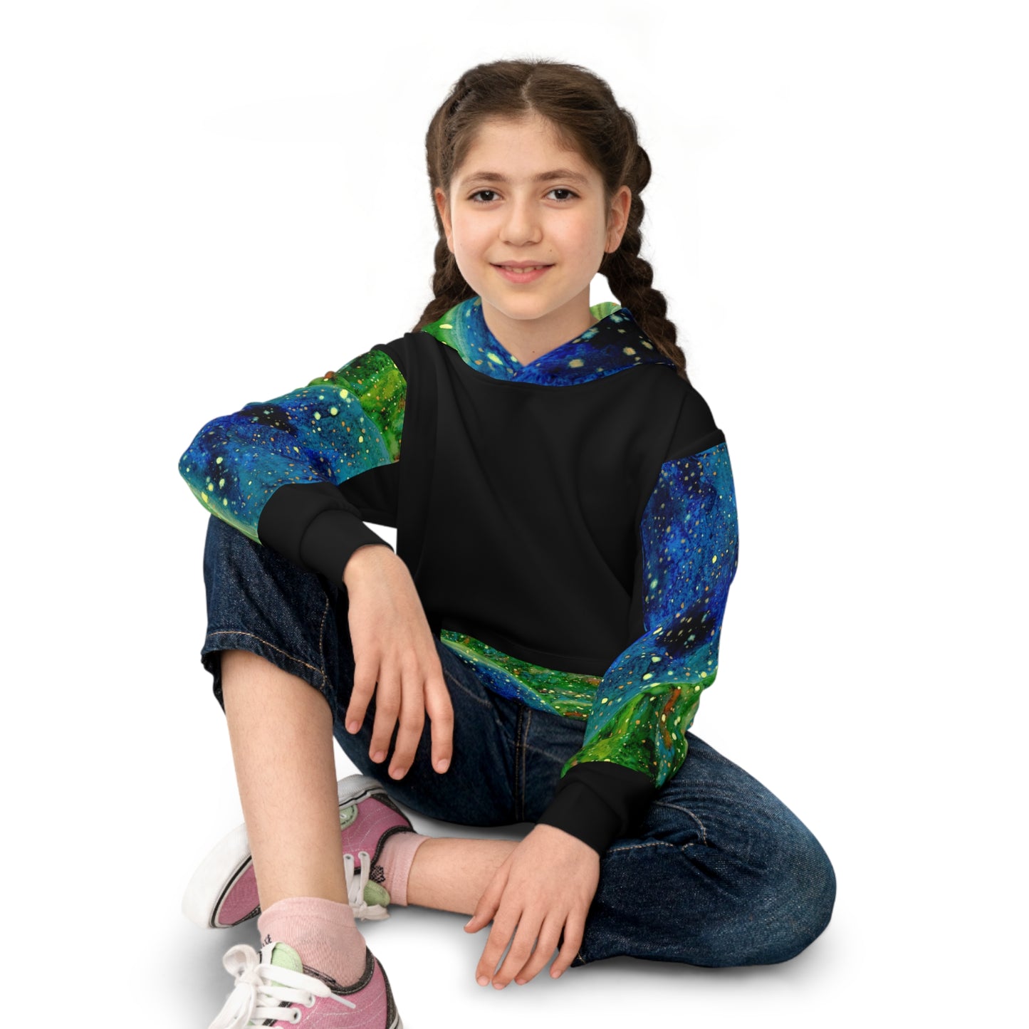 Blue Planet Galaxy Children's Hoodie (AOP)