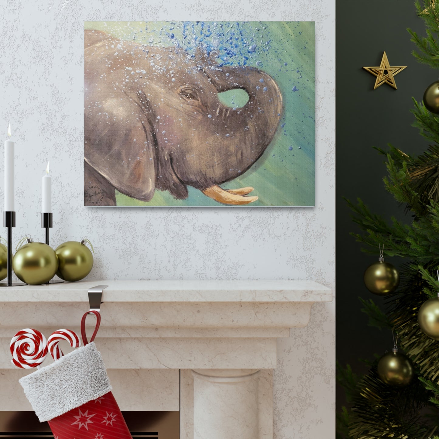 Elephant Canvas Gallery Wraps