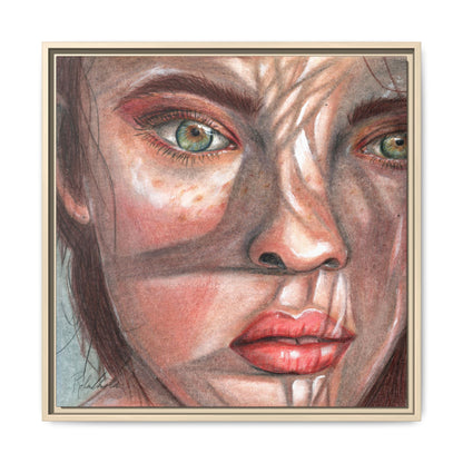 Woman In the Shadows Framed Wall Art