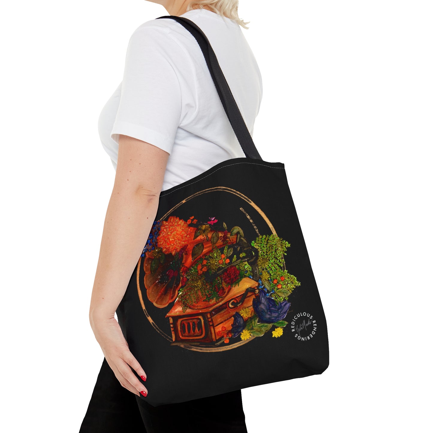 Vintage Phonograph Tote