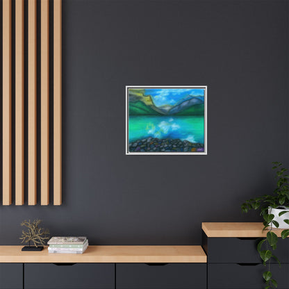 Mountain Lake Framed Wall Art
