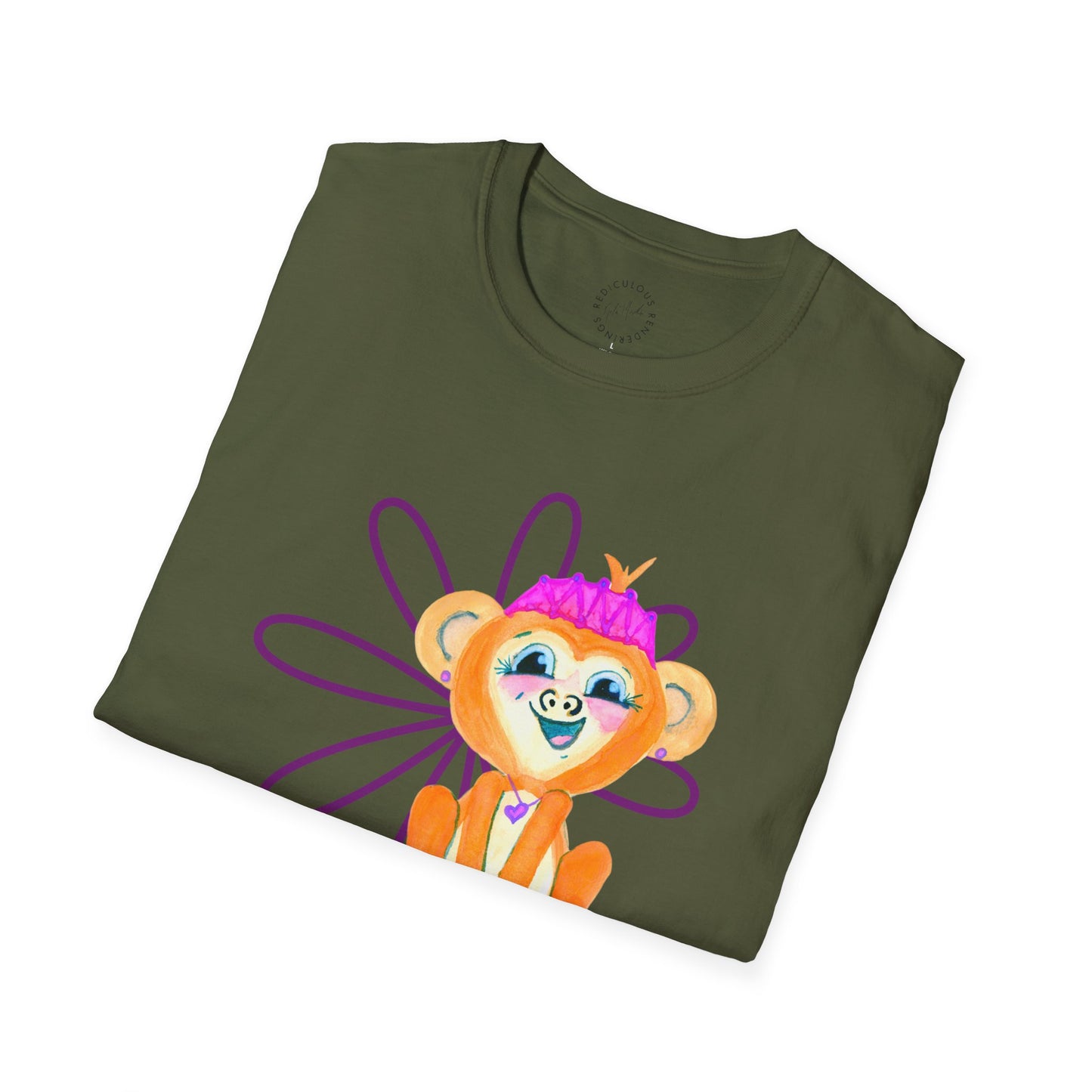 Monkey Unisex Softstyle T-Shirt