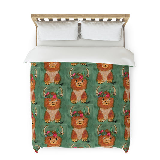 Highland Cow Duvet Cover