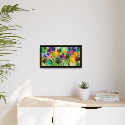 Abstract Flowers Framed Wall Art