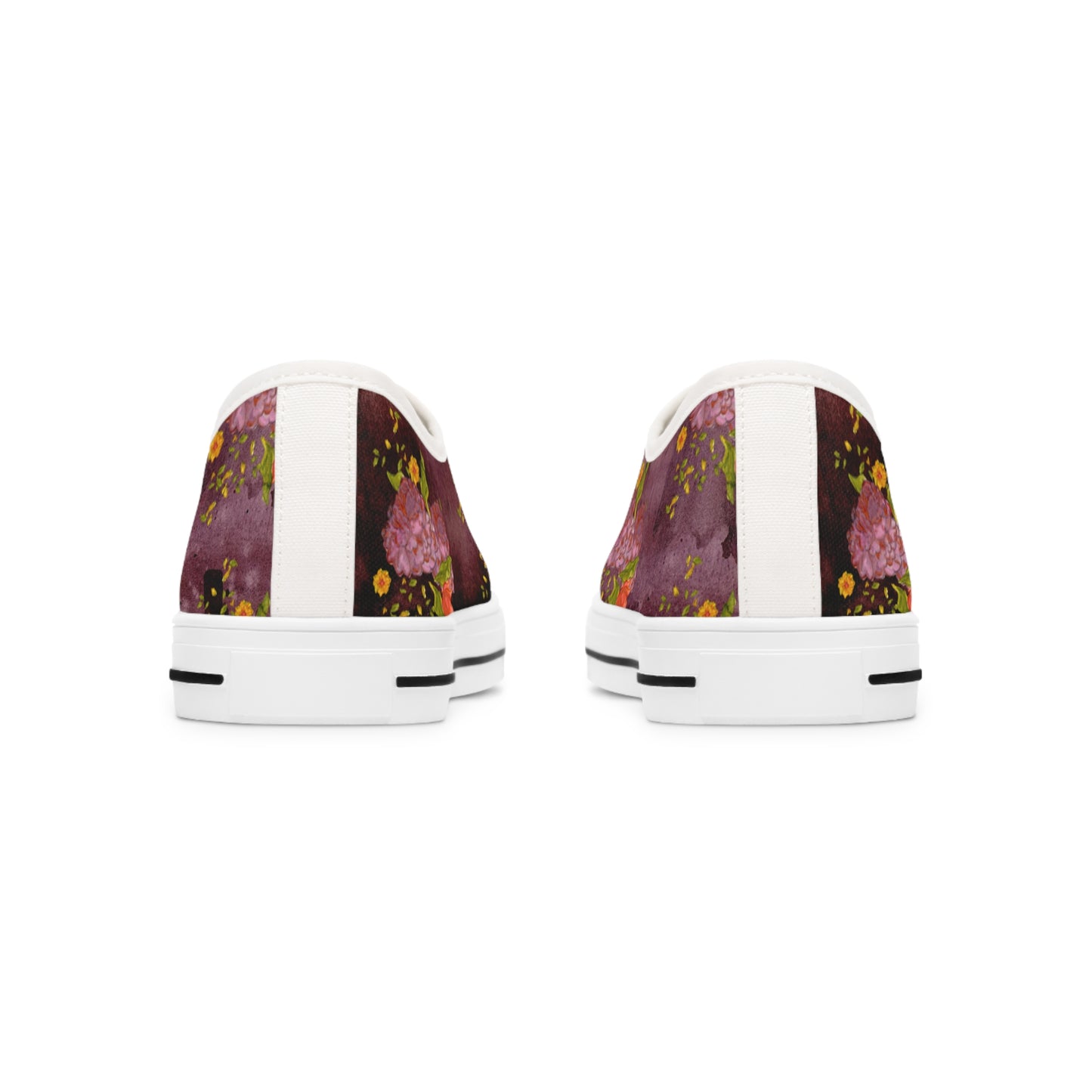 Vintage Flowers Unisex Classic Low Top Sneakers