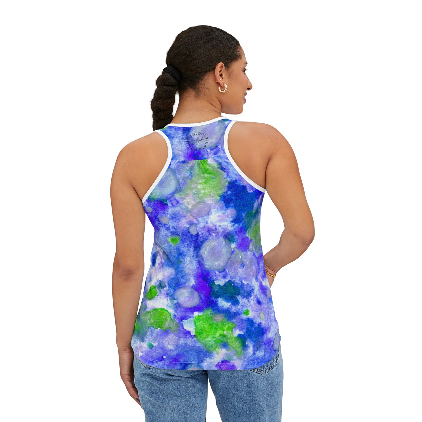 Blue Dot Women's Tank Top (AOP)