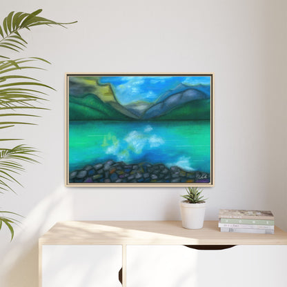 Mountain Lake Framed Wall Art