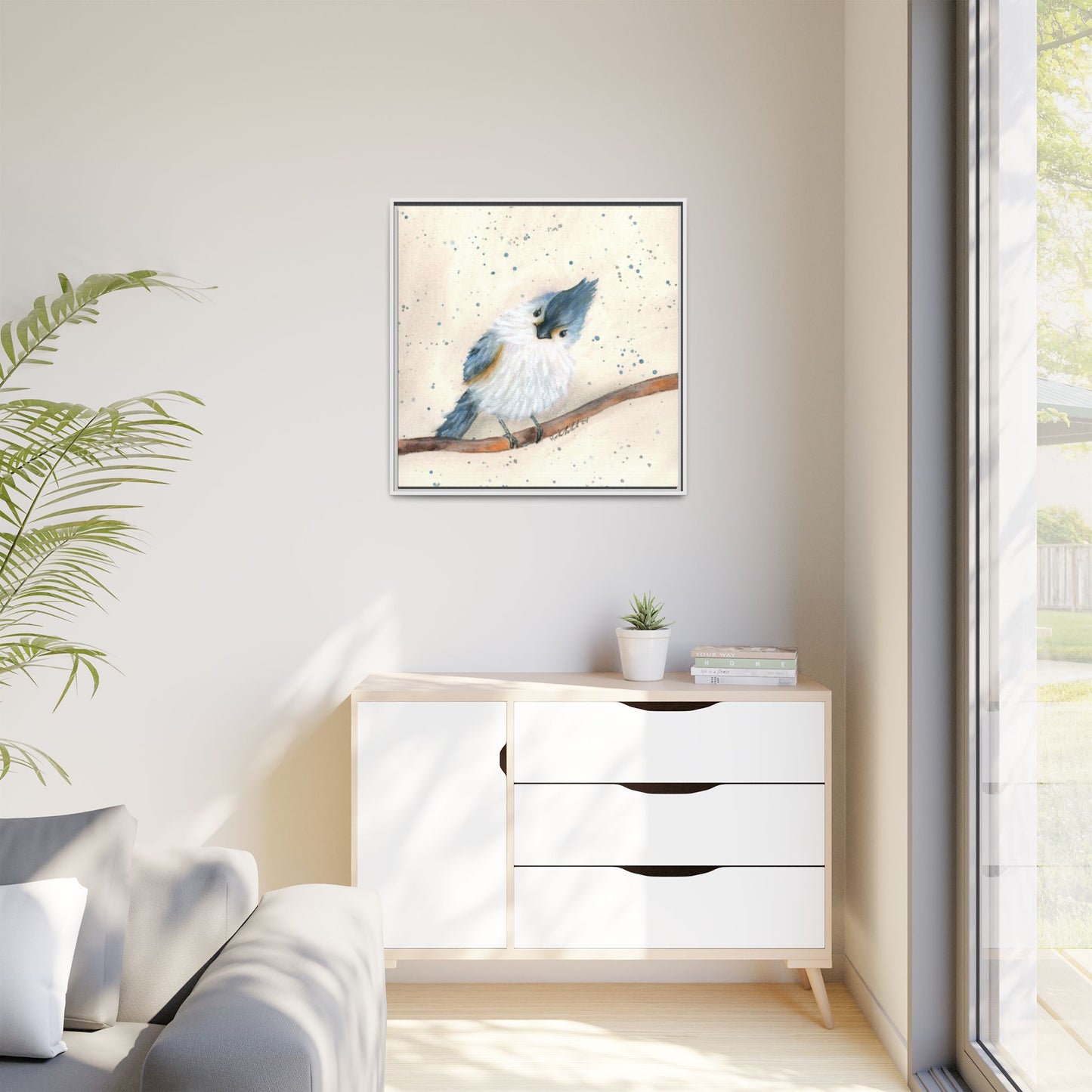 Blue Bird Framed Wall Art