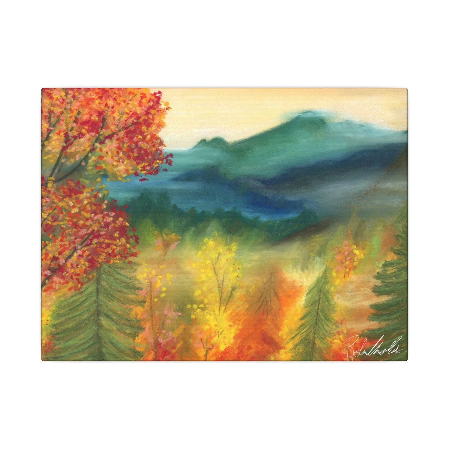 Fall Mountains Canvas Gallery Wrap