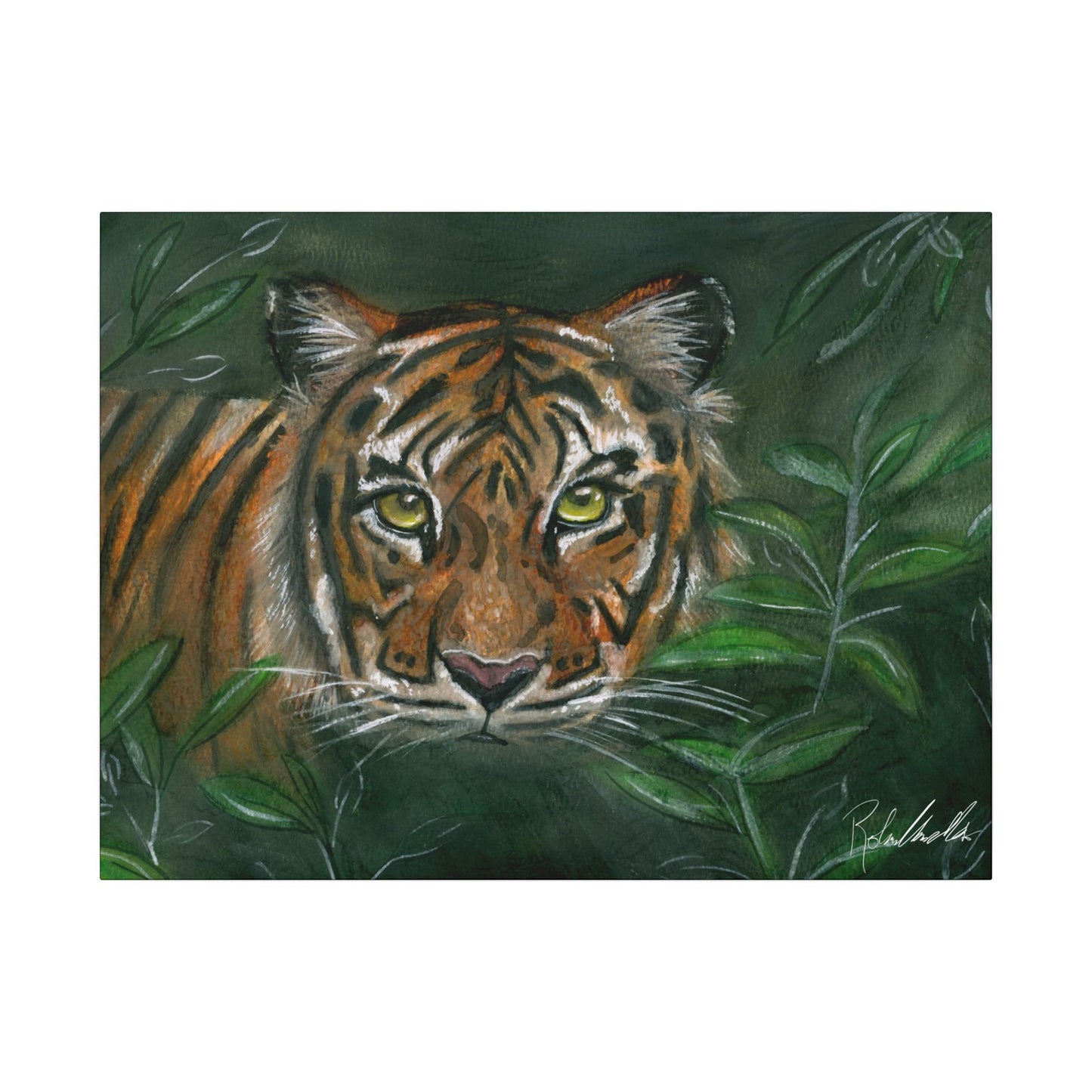 Jungle Tiger Canvas Gallery Wrap