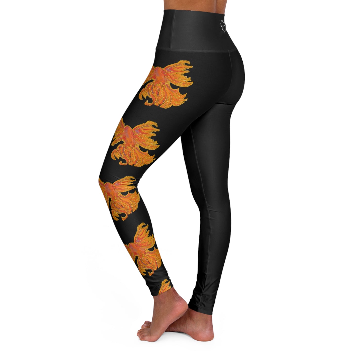 Pheonix High Waisted Yoga Leggings (AOP)