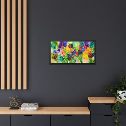 Abstract Flowers Framed Wall Art
