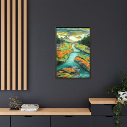 Mountain Stream Framed Wall Art