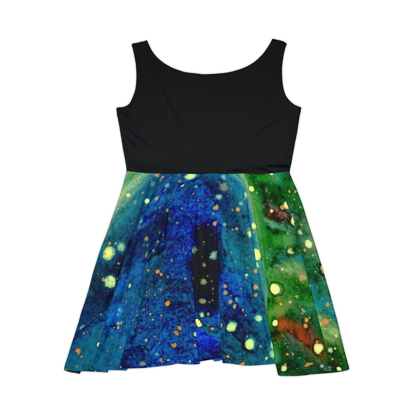 Blue Planet Galaxy Women's Skater Dress (AOP)