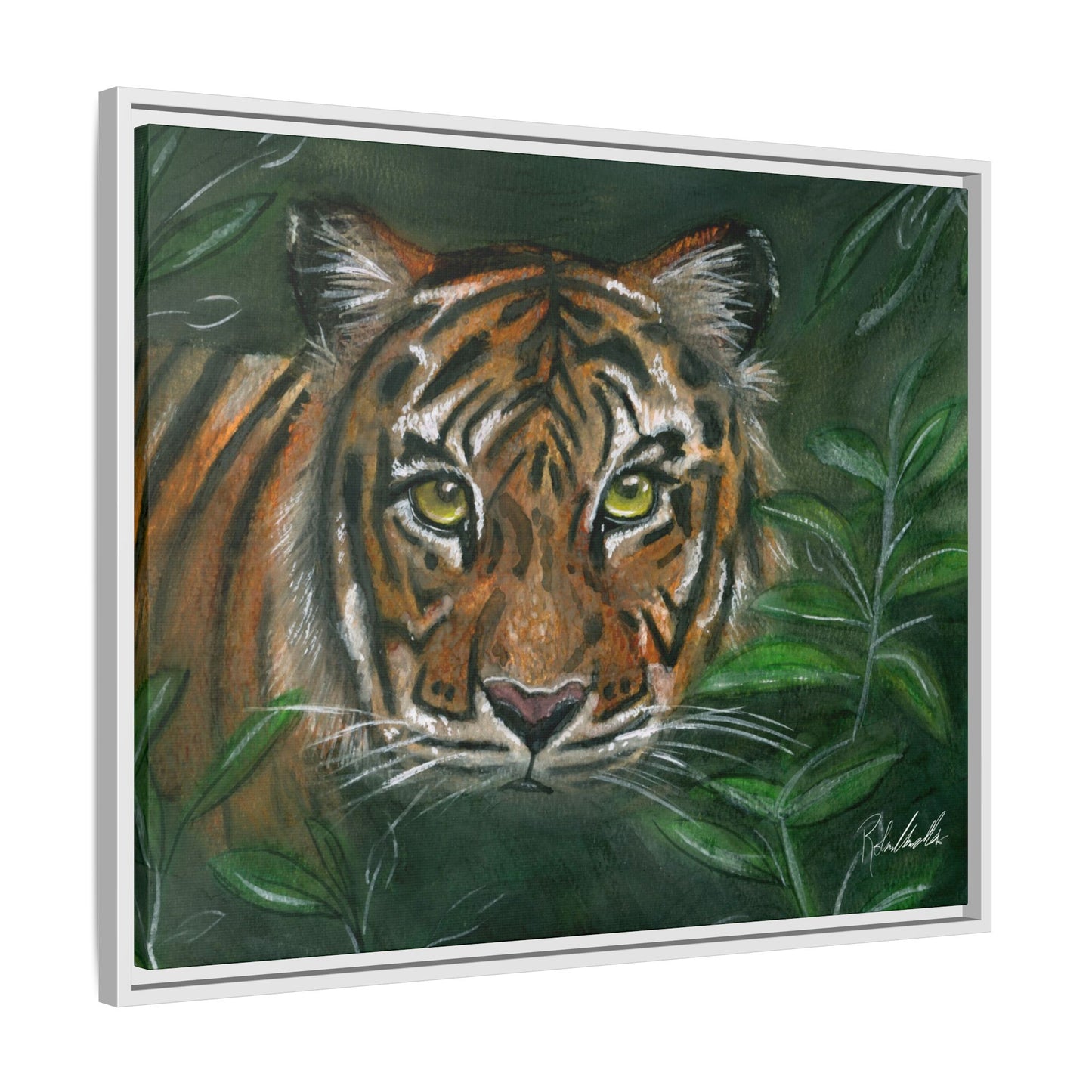 Jungle Tiger Framed Wall Art