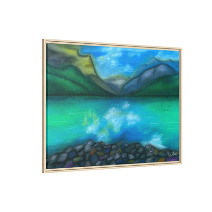 Mountain Lake Framed Wall Art