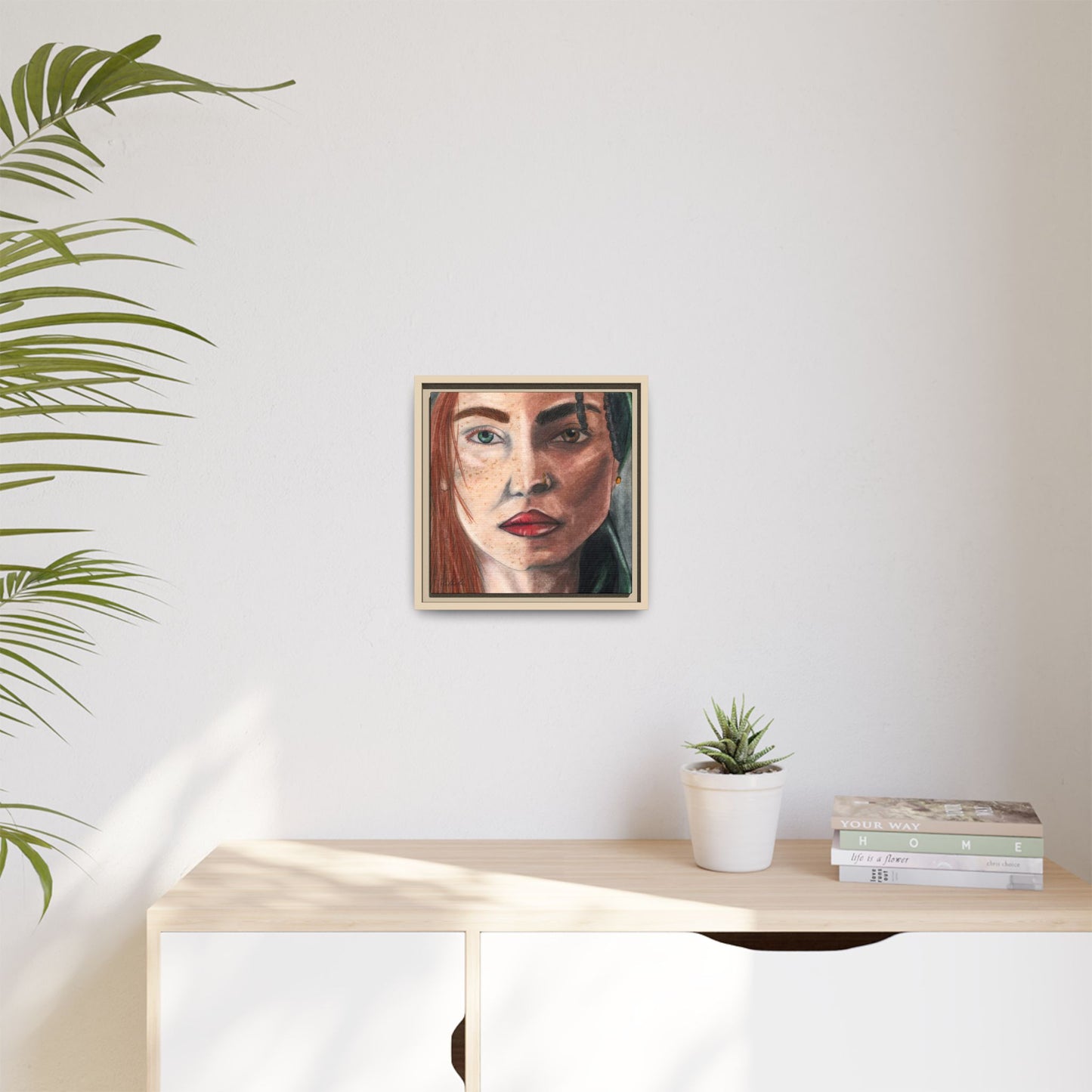 Beyond Race Woman Framed Wall Art