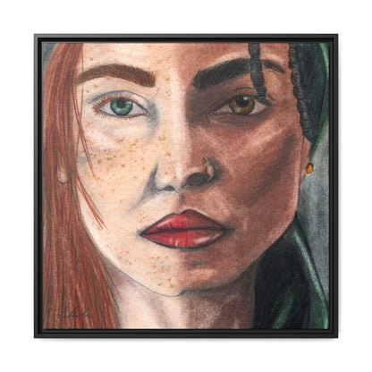 Beyond Race Woman Framed Wall Art