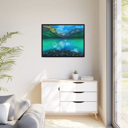 Mountain Lake Framed Wall Art