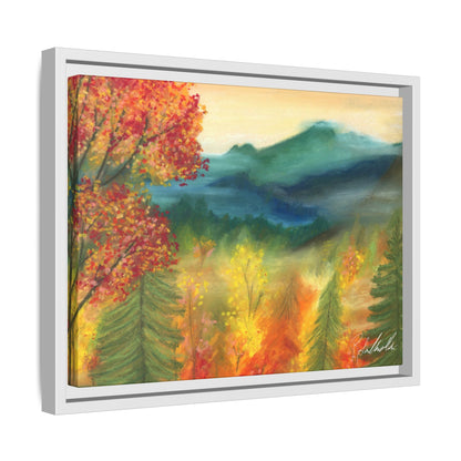 Fall Mountains Framed Wall Art
