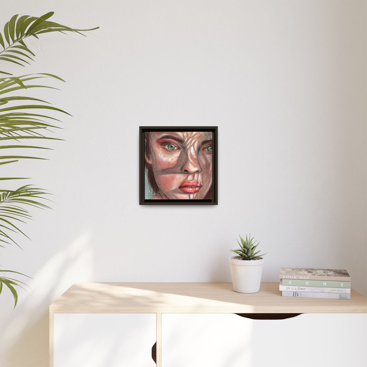 Woman In the Shadows Framed Wall Art