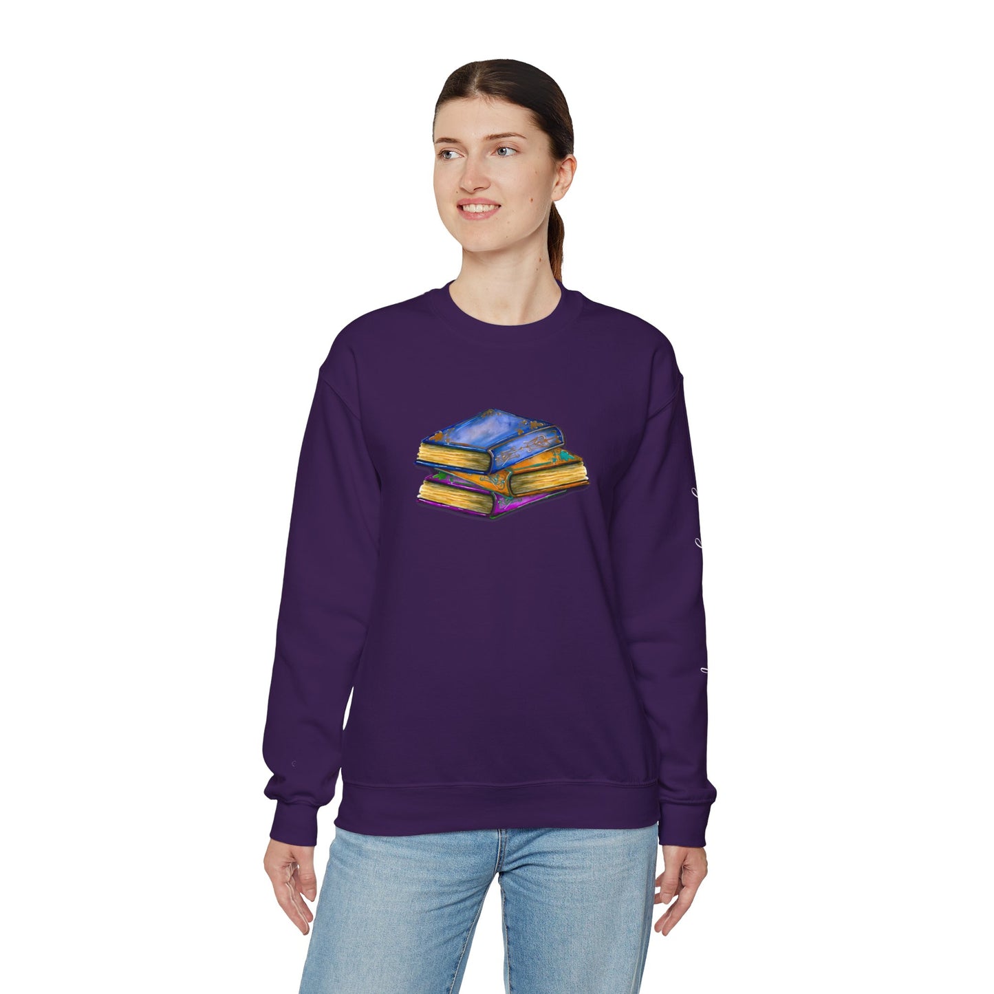 Book- His jaw tightened... Unisex Heavy Blend™ Crewneck Sweatshirt