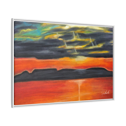 Sleeping Giant at Sunset Framed Wall Art