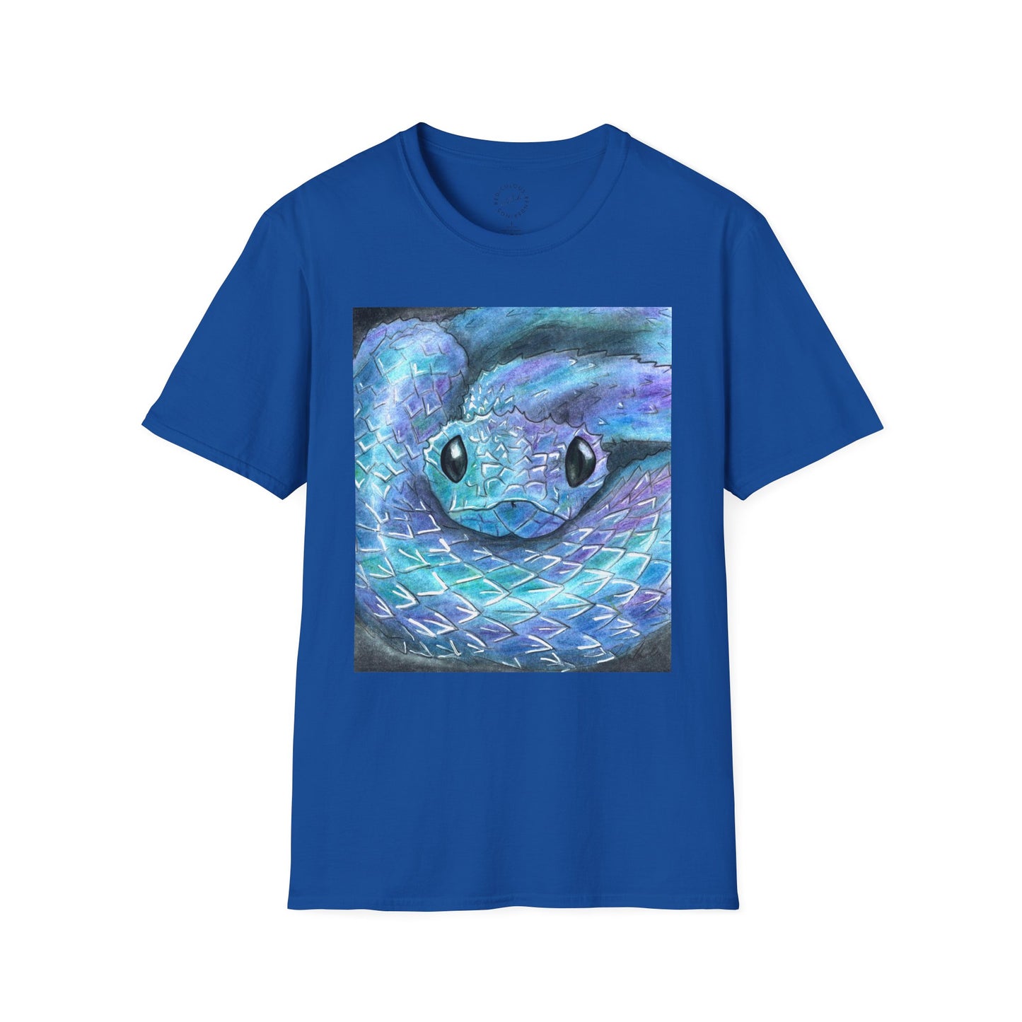 Cute Snake Unisex Softstyle Print T-Shirt