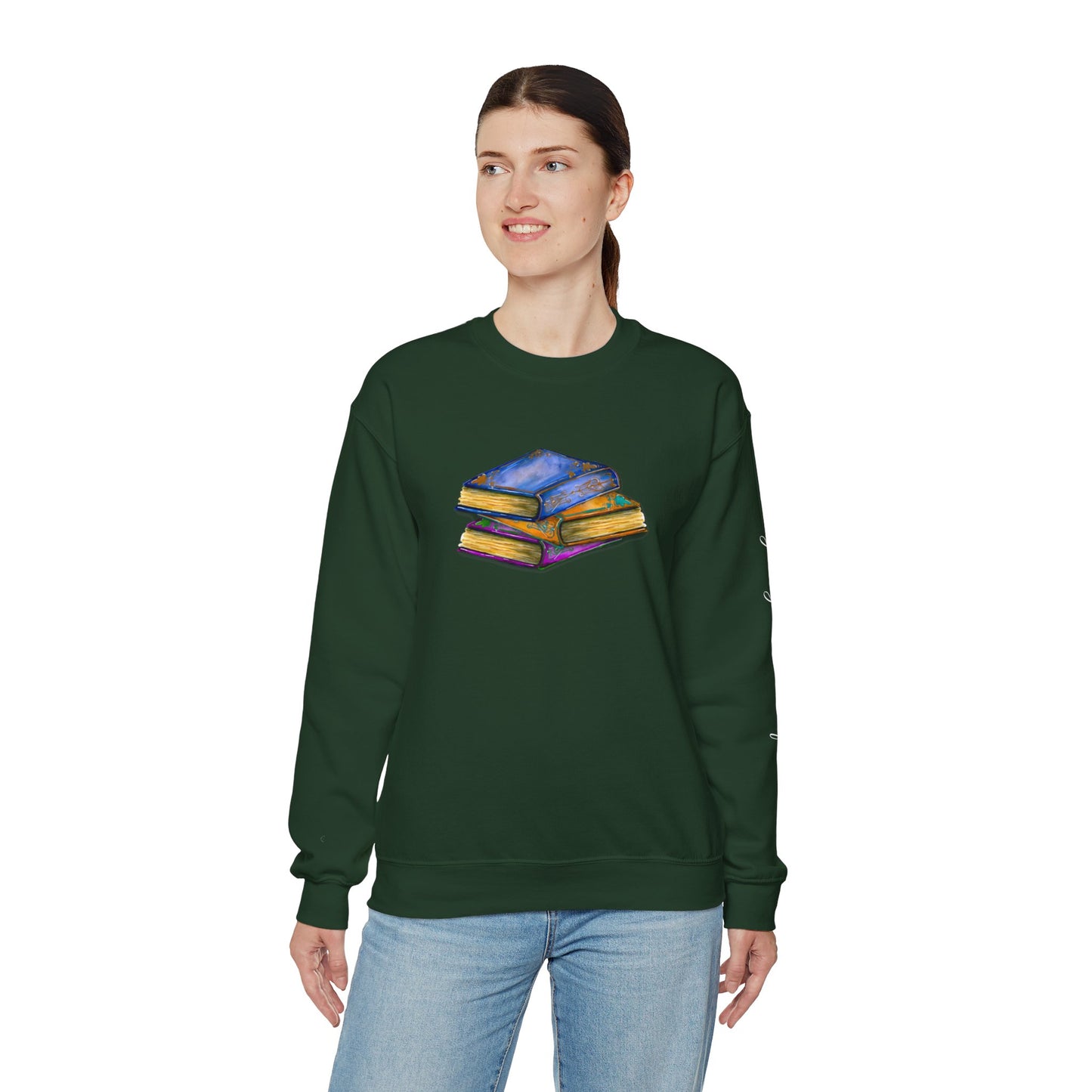 Book- His jaw tightened... Unisex Heavy Blend™ Crewneck Sweatshirt