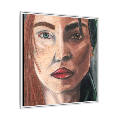 Beyond Race Woman Framed Wall Art