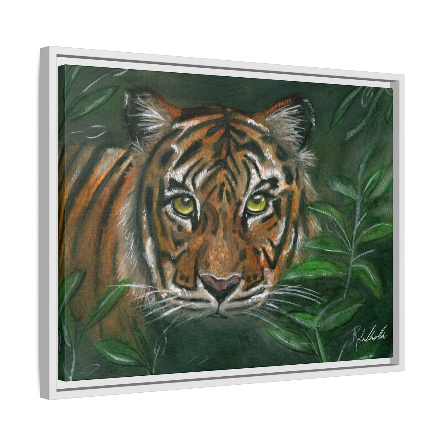 Jungle Tiger Framed Wall Art