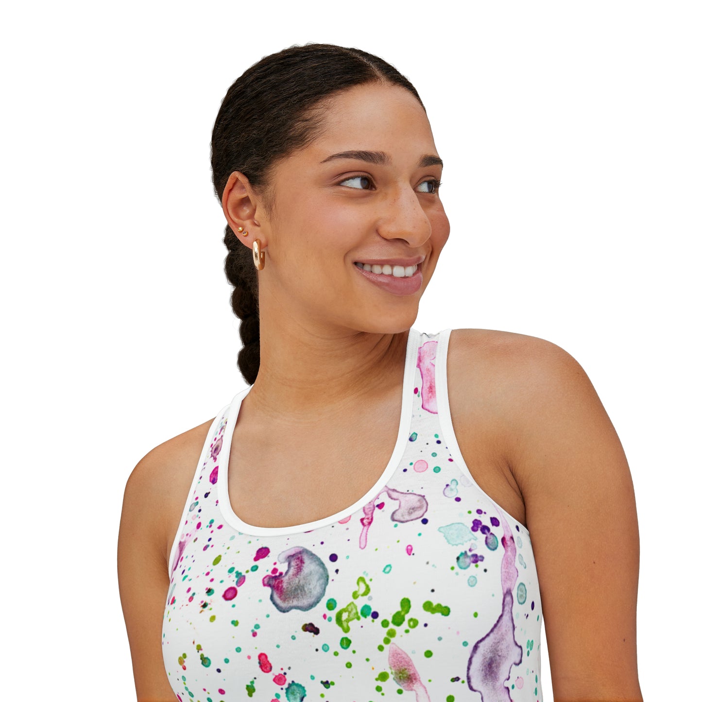 Bright Splashes Women's Tank Top (AOP)