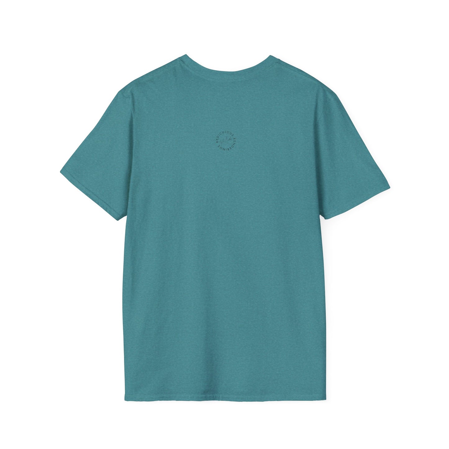 Green octopus Unisex Softstyle T-Shirt