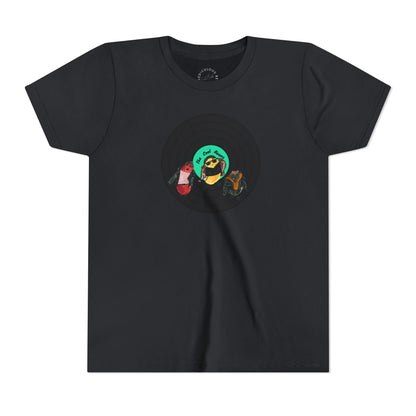 Youth Tee — Cute Cool Beans Retro Vinyl Graphic