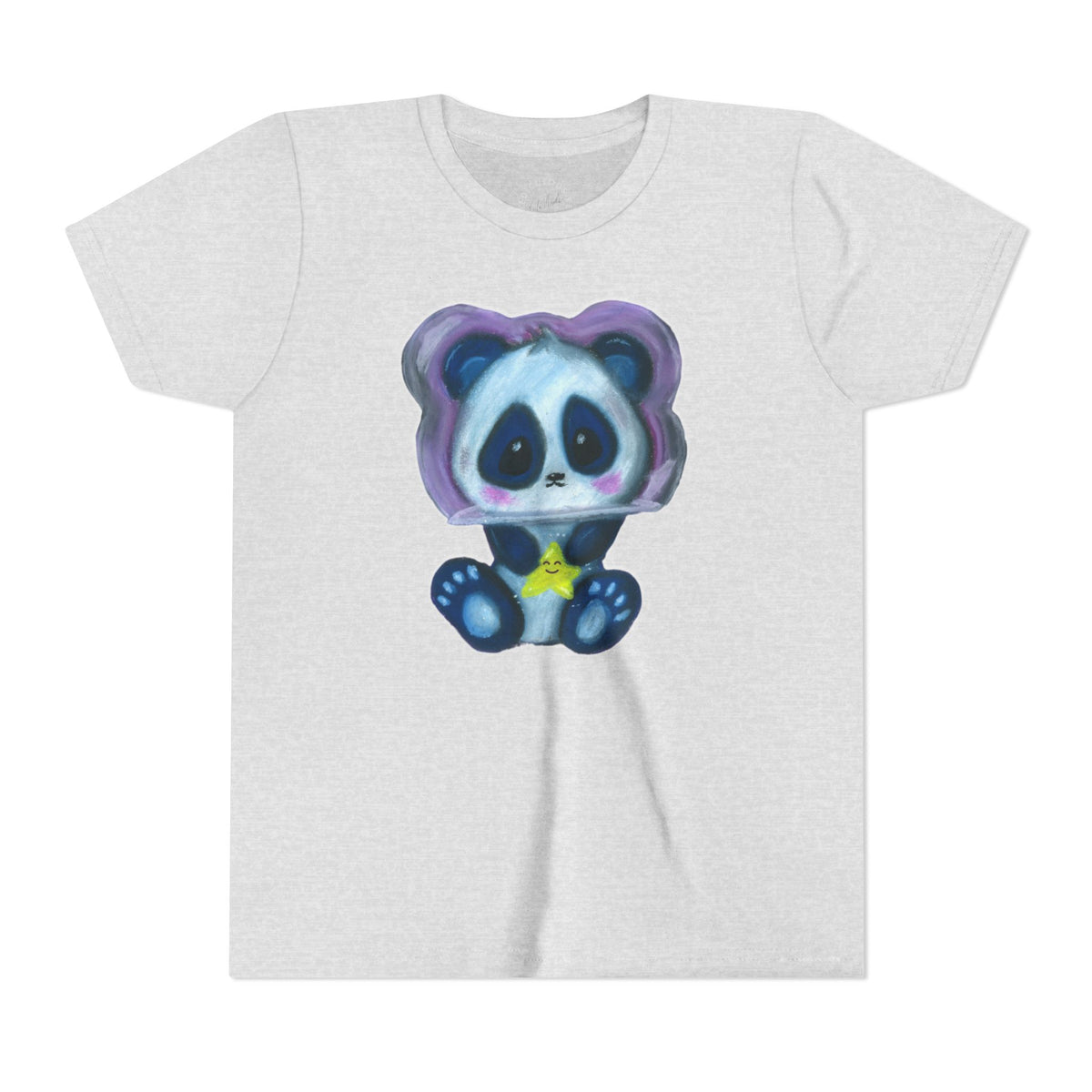 Cute Star Panda Youth Tee — Adorable Cartoon Panda Kids T-Shirt