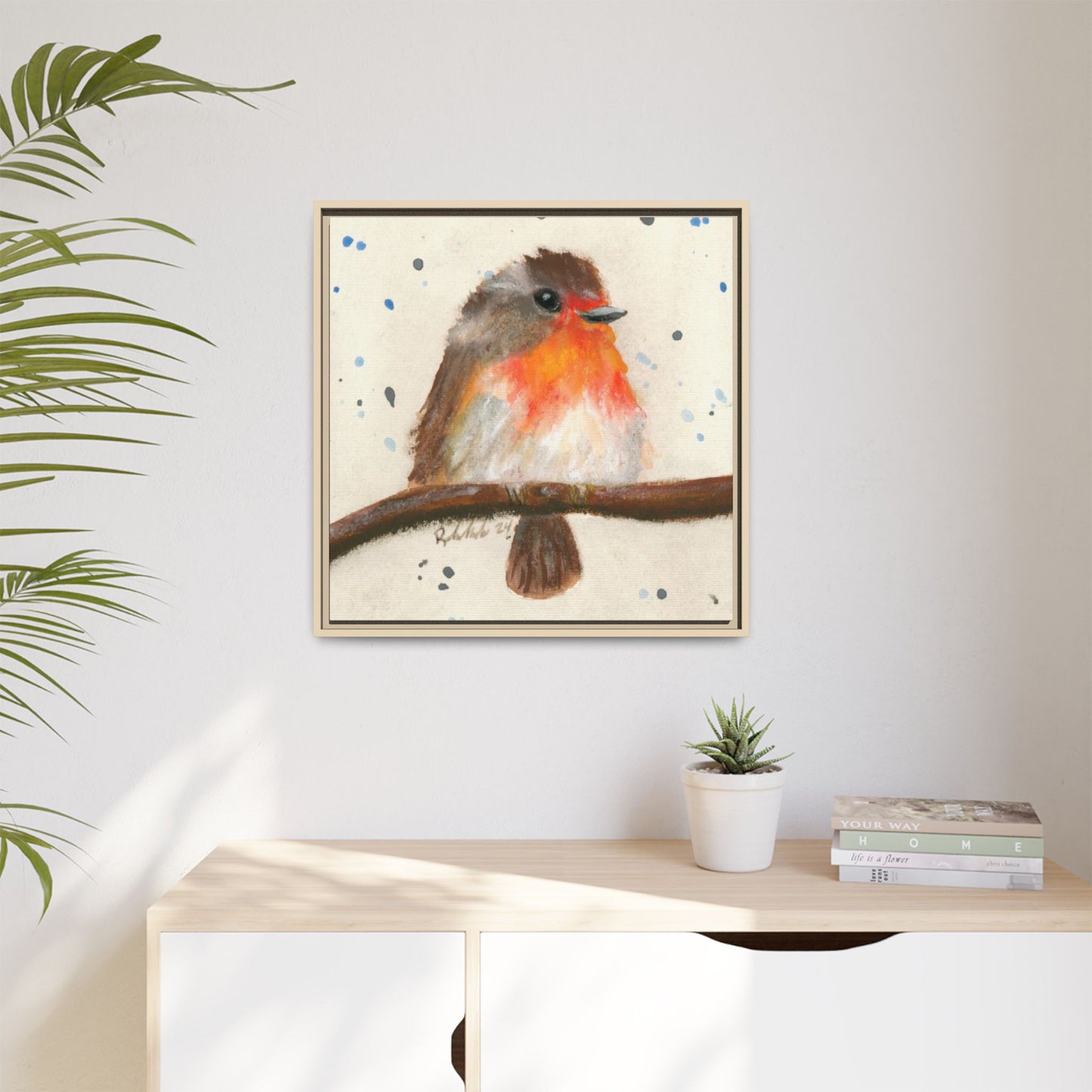 Robin Bird Framed Wall Art