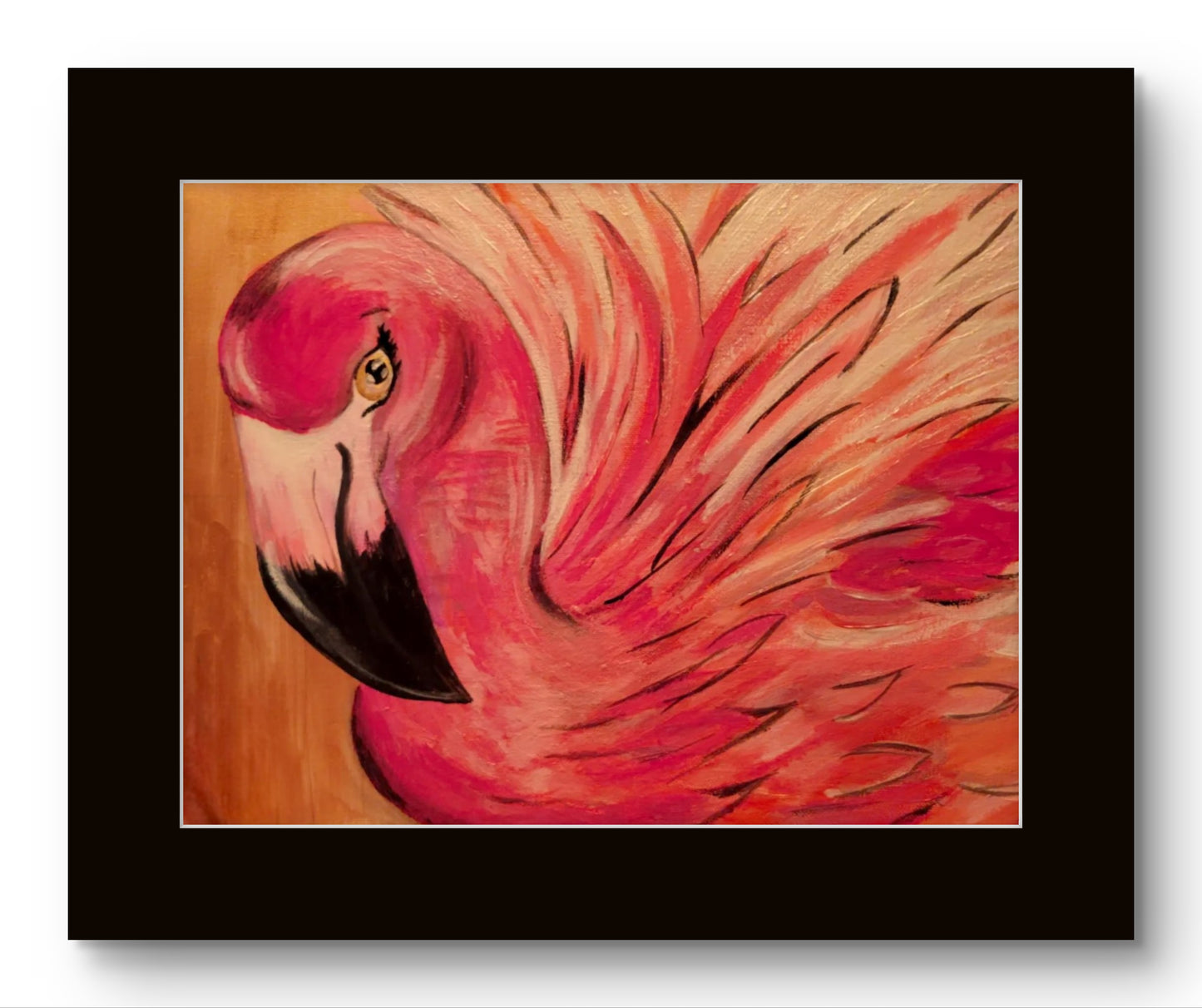 Fancy Flamingo 8x10 Museum Grade Fine Art Print