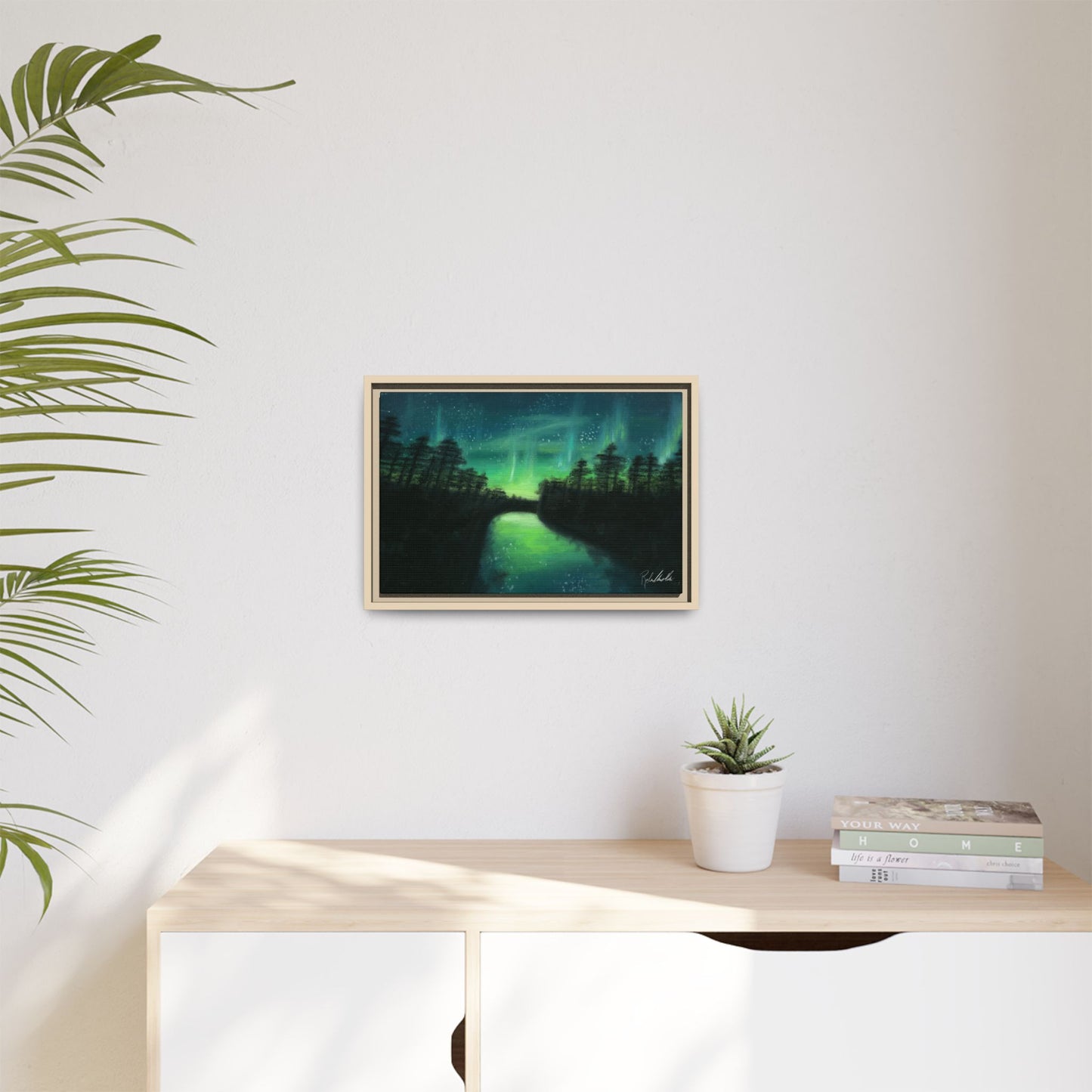 Northern Lights Framed Wall Art