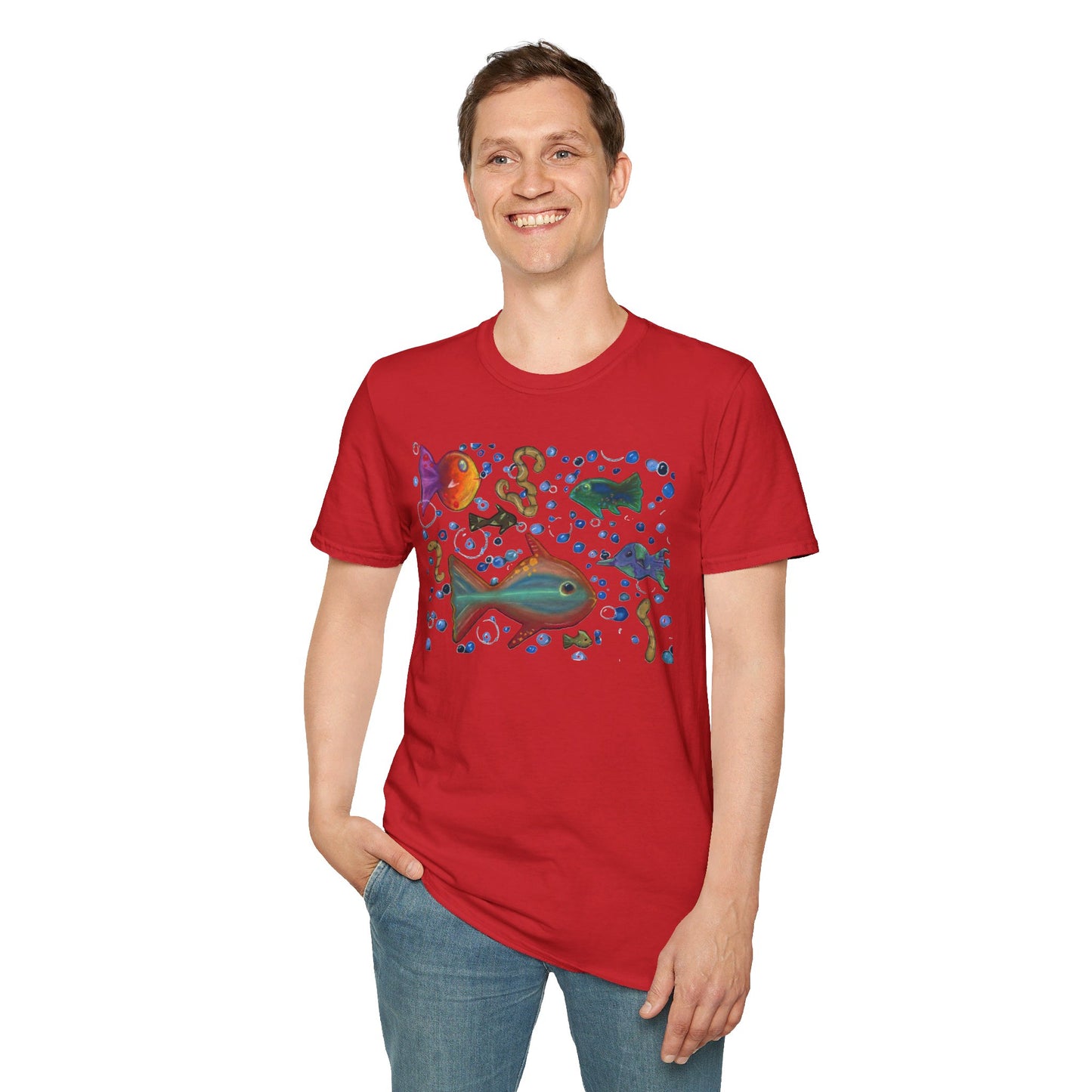 Fish Unisex Softstyle T-Shirt