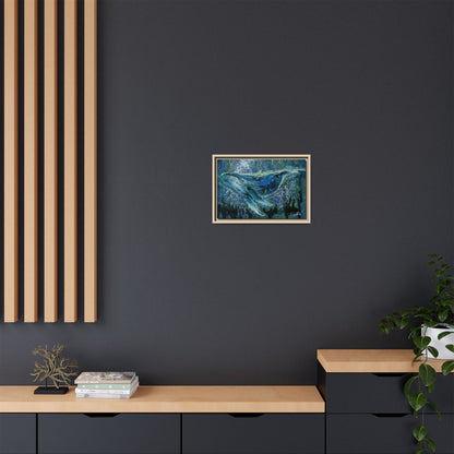 Watercolor Whale Framed Wall Art