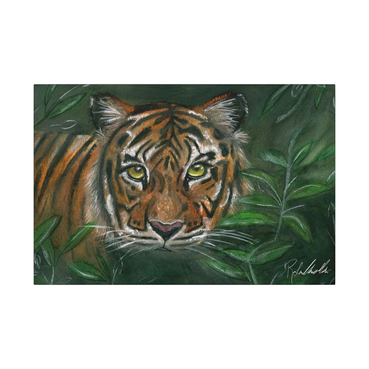 Jungle Tiger Canvas Gallery Wrap